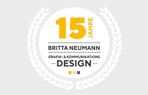 Britta Neumann, Grafik- und Kommunikationsdesign, 15 Jahre